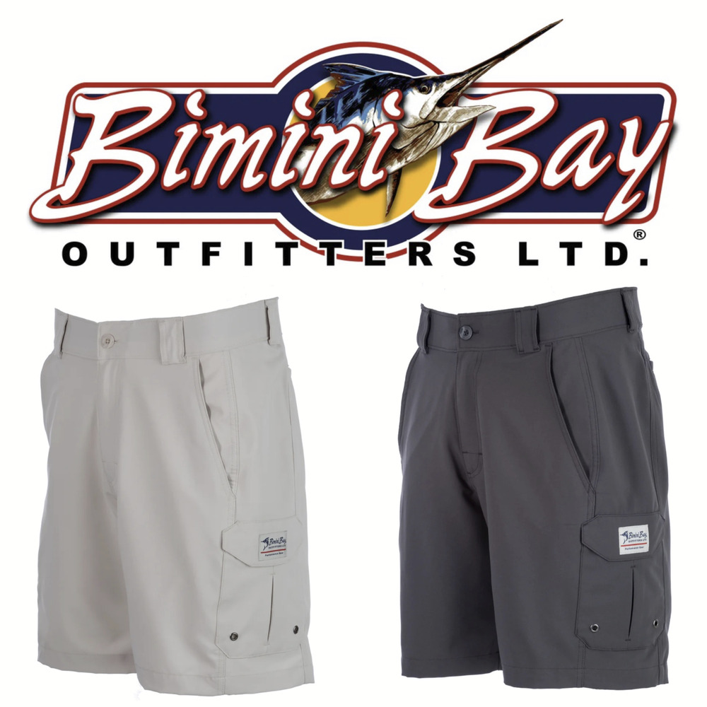 Bimini Bay Outfitters Bluefin II Short Ft. Bloodguard Sandstone Smoke Men's 38